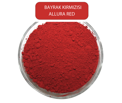 Allura Red Bayrak Kırmızısı Toz Gıda Boyası ( E129) 1Kg - 1
