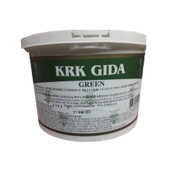 Dark Green Gıda Renklendiricisi (Yeşil) Toz Gıda Boyası E 133+ E 133 -1Kg