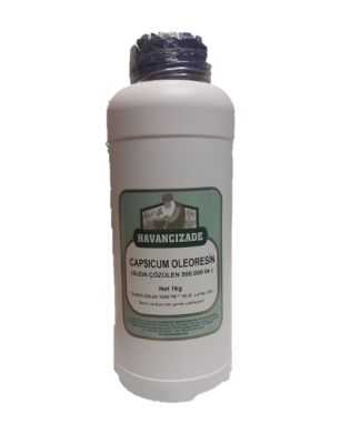 Kapsikum (Acı Kırmızı Biber) Ekstrakt- Capsicum Extract - 1kg - SUDA ÇÖZÜNEN - 1
