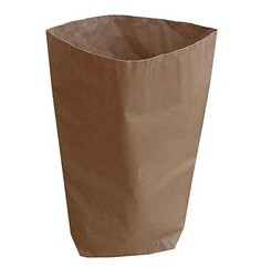 Kraft Çuval Torba Kahverengi Baskısız 50*75 cm+14cm