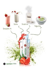 Matcha Çilek Aromalı Detox Burner Form Maça Çayı 20'li (1)