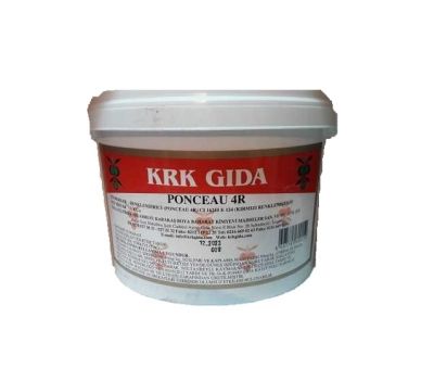 Ponceau 4R Gıda Renklendiricisi (Kırmızı) Toz Gıda Boyası  E 124 -1Kg - 1