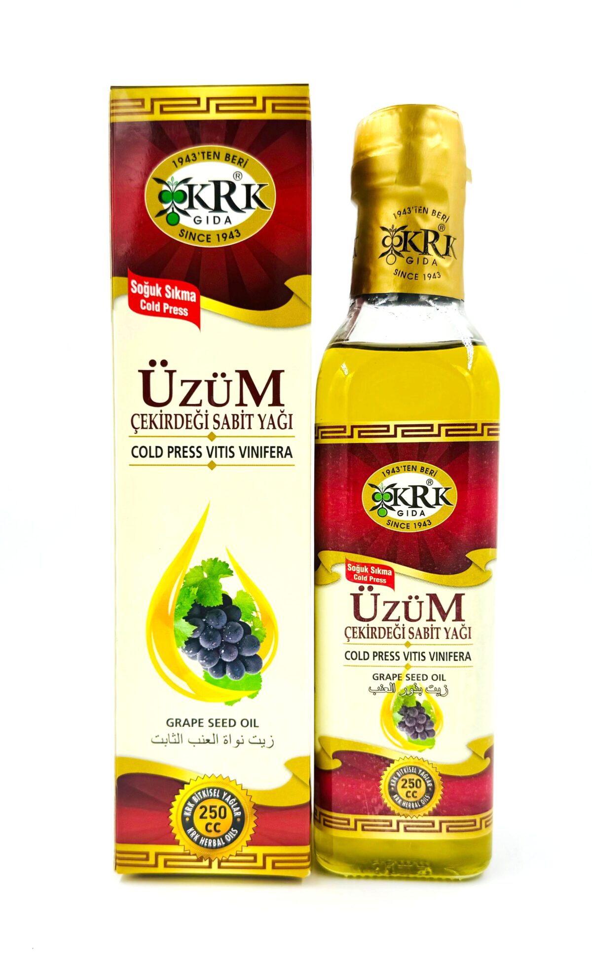 Üzüm Çekirdeği Yağı 250cc - 1